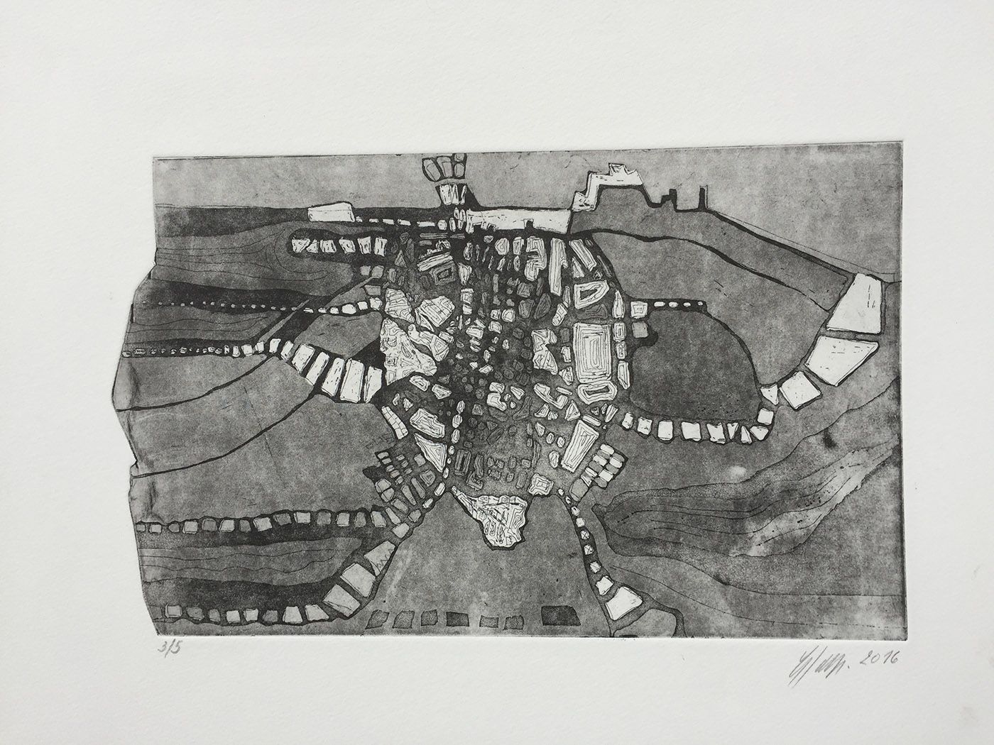 gravure villes et plans